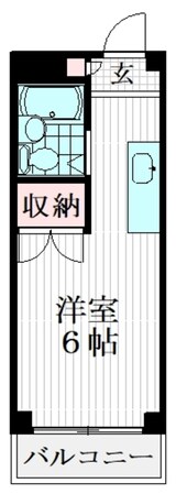 狭山市駅 徒歩5分 2階の物件間取画像